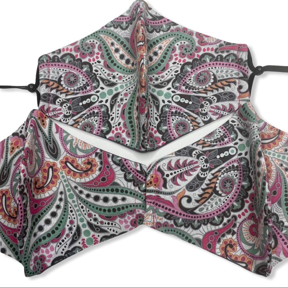Paisley USA MADE Face Mask 100% Cotton— Adjustable